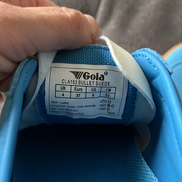 Gola Bullet Suede Santorini/off white/foxglove NWT and box size 6/37 - Picture 7 of 11